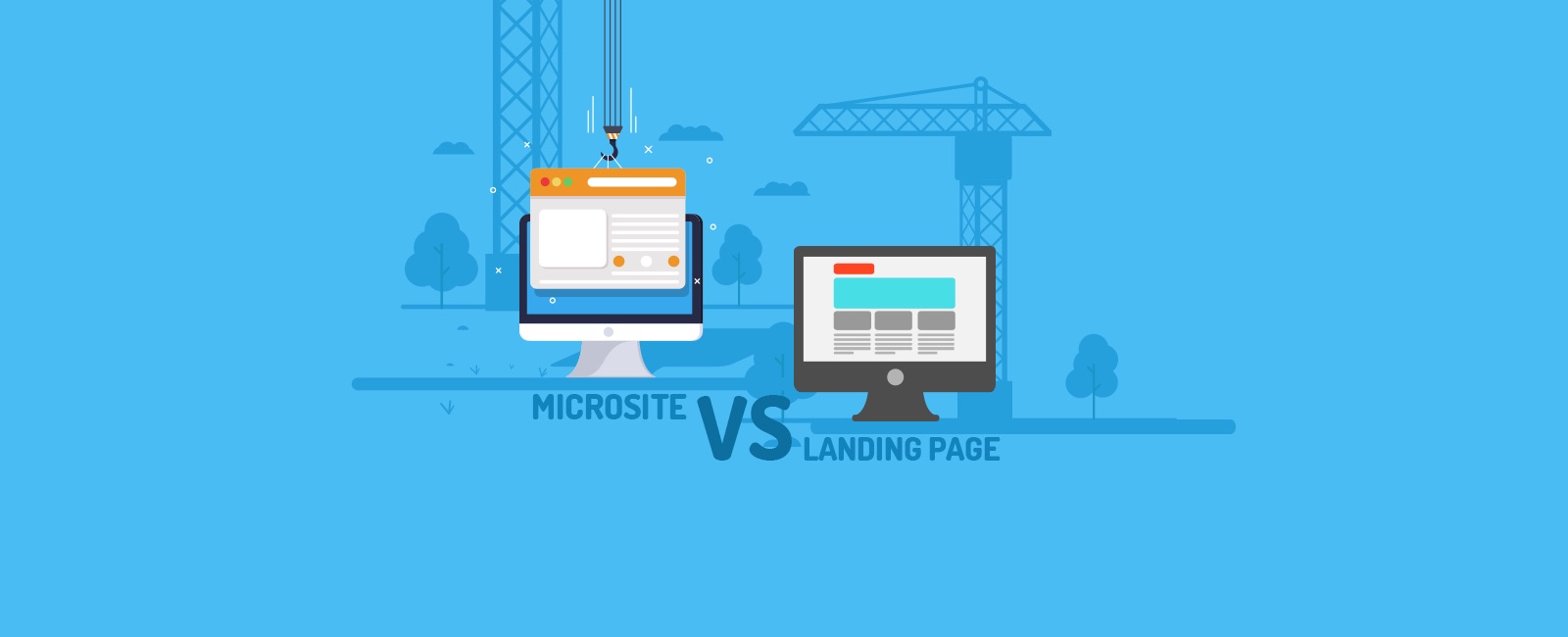 langding page vs microsite