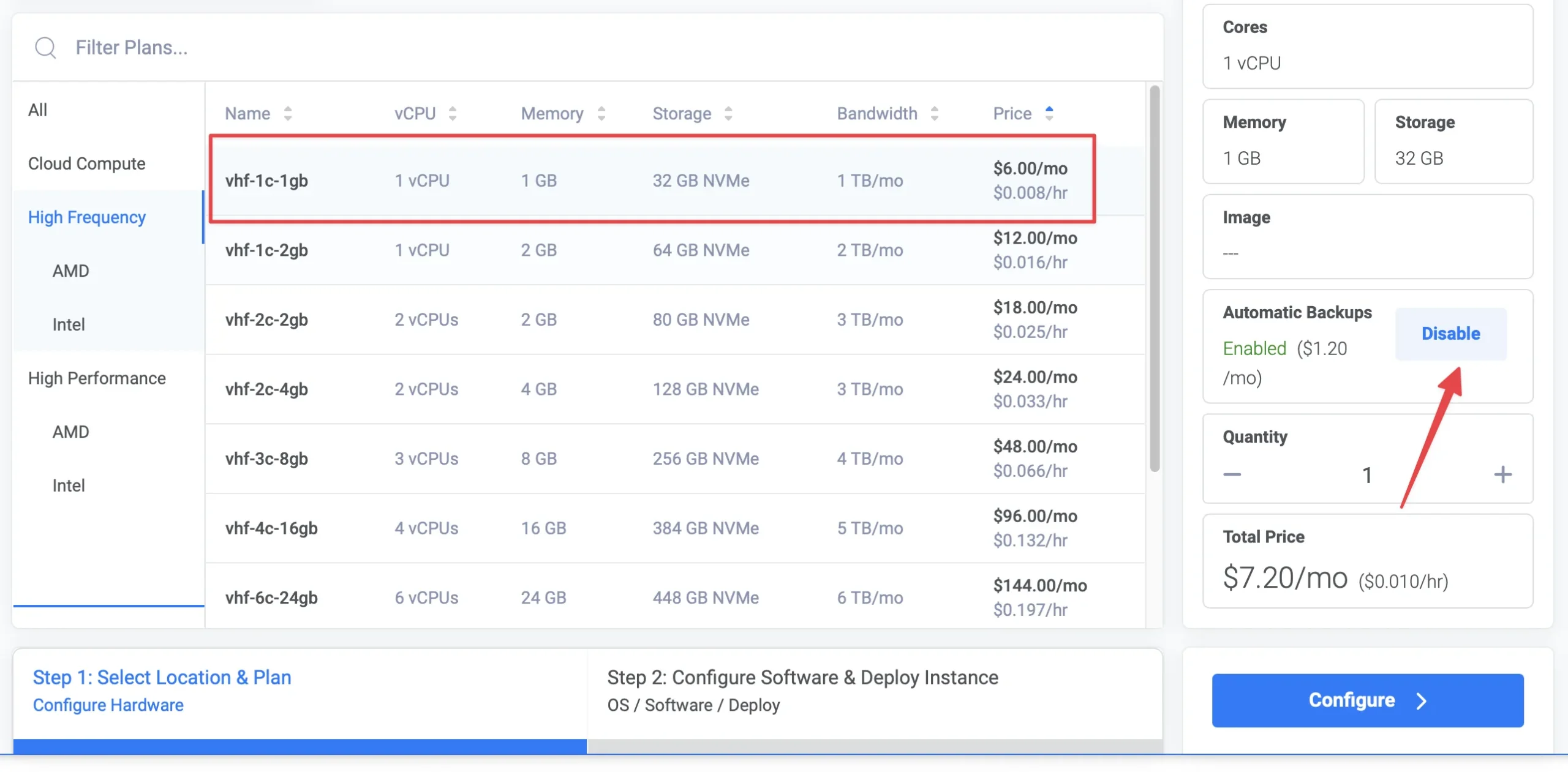 Vultr 2 Site