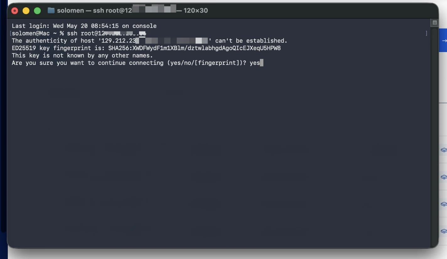 dang nhap ssh vps
