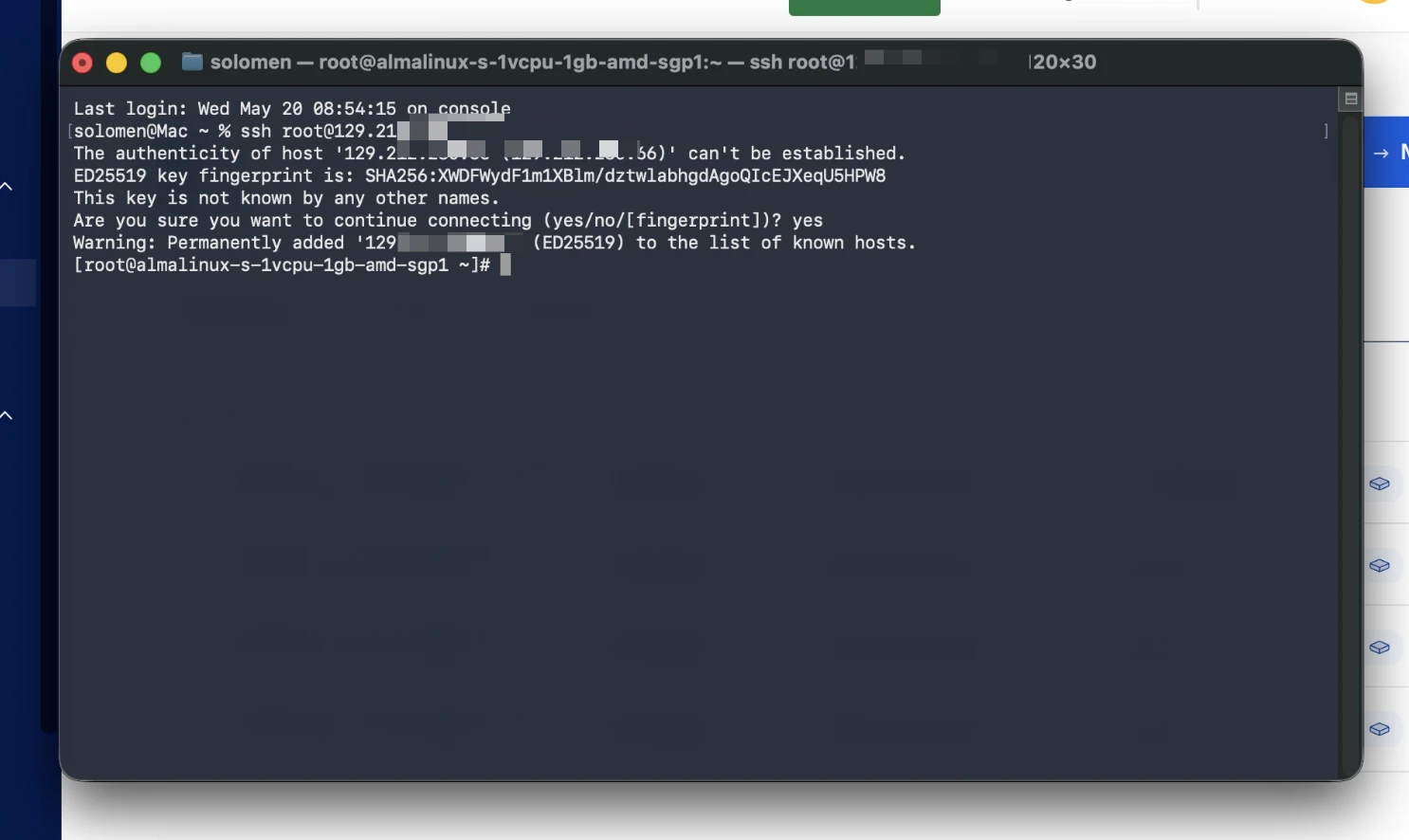 dang nhap ssh vps
