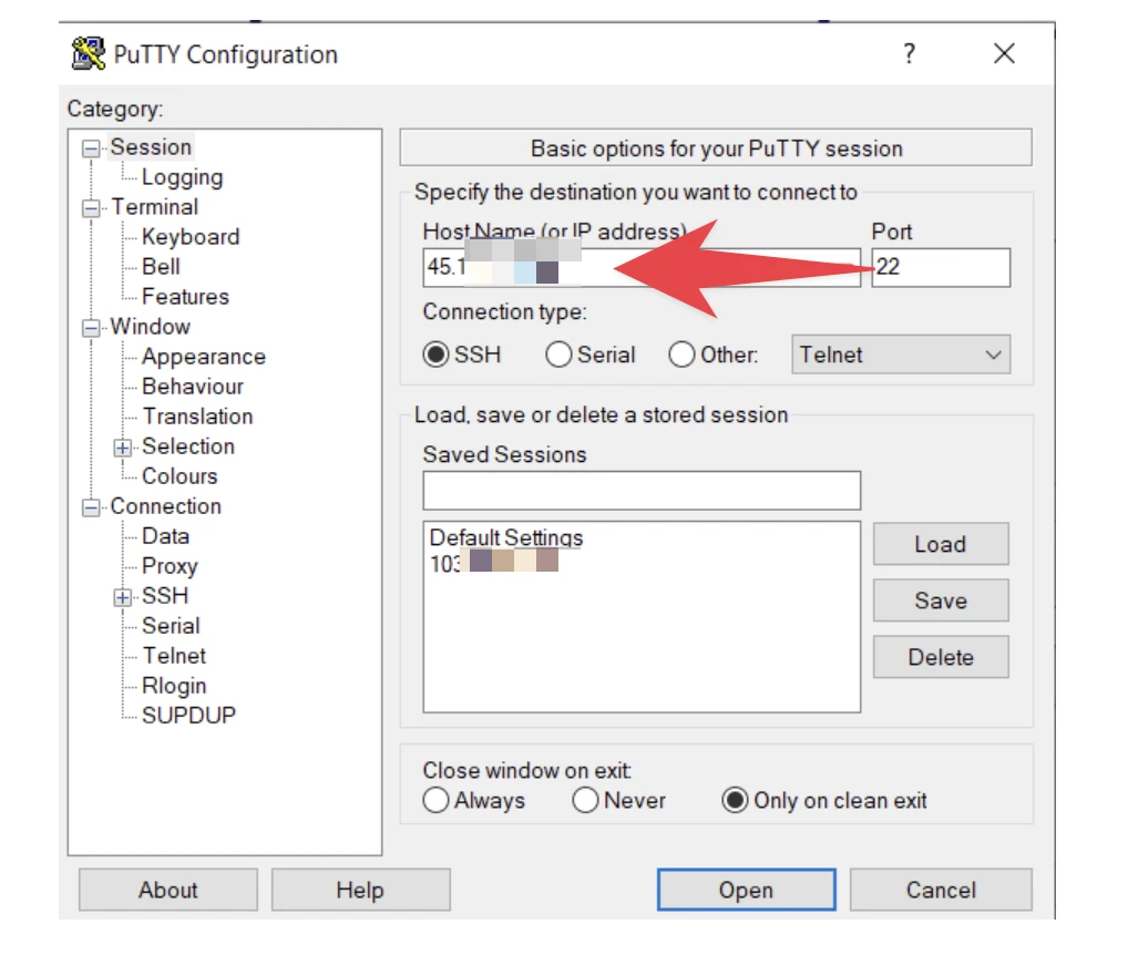dang nhap ssh vps
