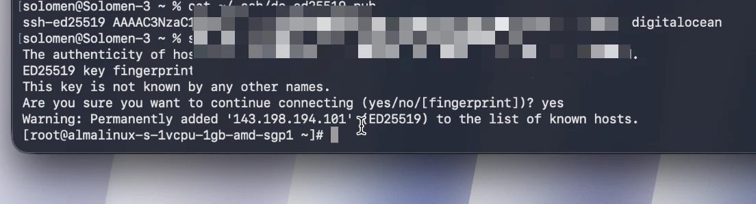 ssh key