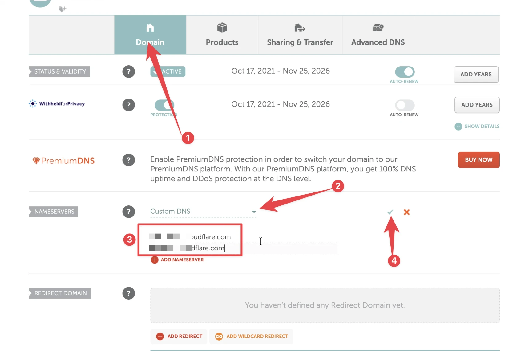 DNS NameCheap sang Cloudflare