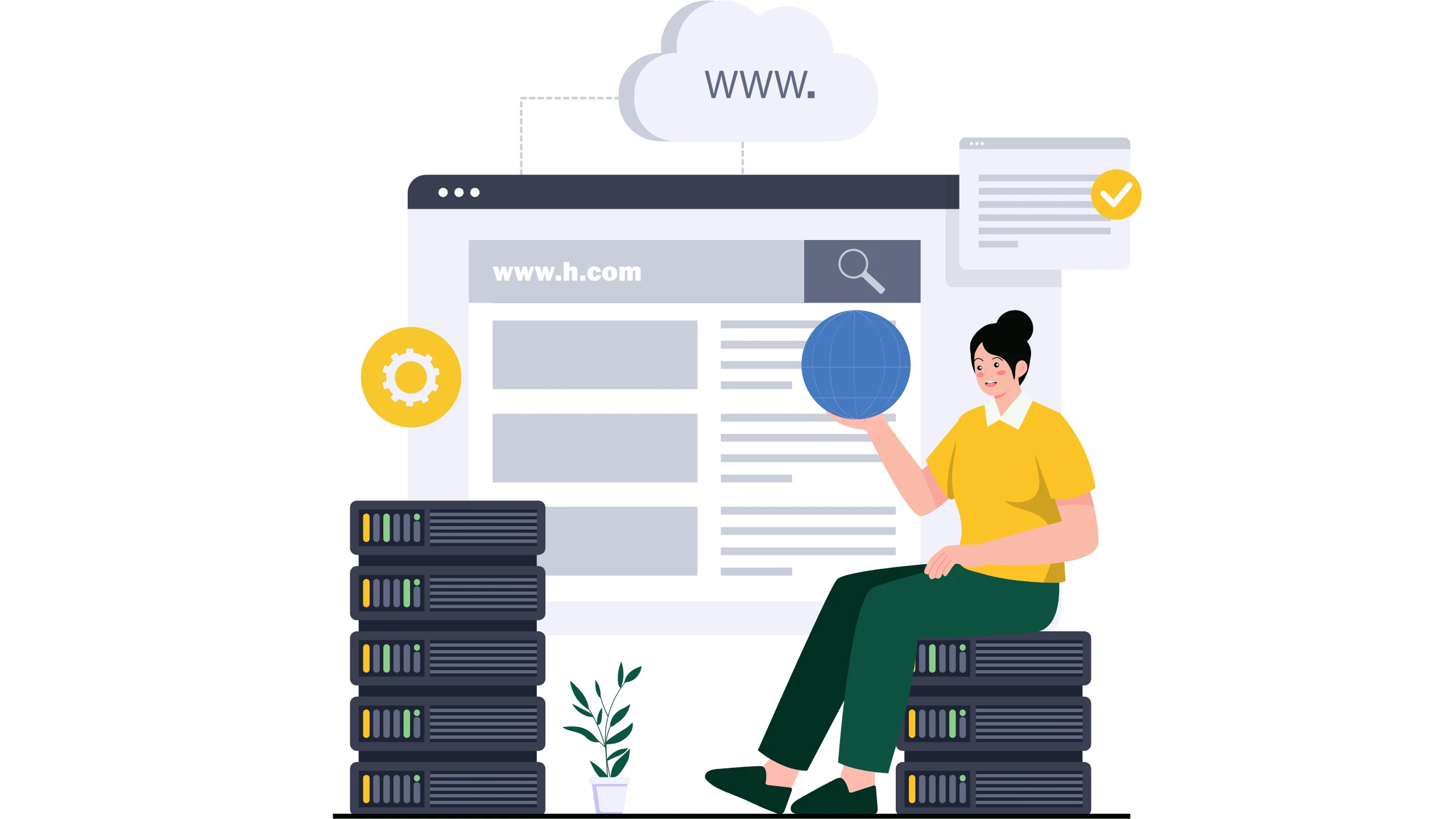 web hosting la gi